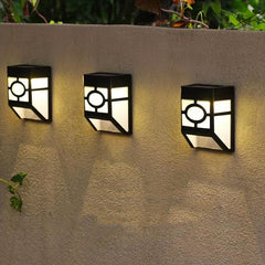 Solar Outdoor Wall Lights Waterproof LED Garden Decoration
