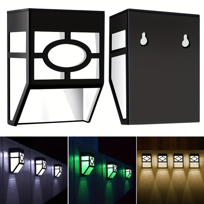 Solar Outdoor Wall Lights Waterproof LED Garden Decoration