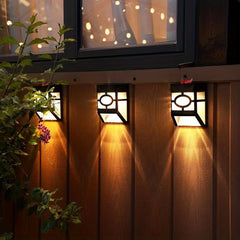 Solar Outdoor Wall Lights Waterproof LED Garden Decoration