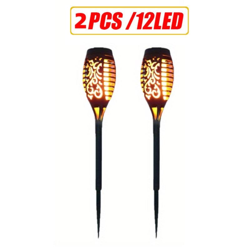 Solar Flame Light Waterproof Garden Decoration Outdoor Lawn Path Lamp