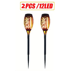 Solar Flame Light Waterproof Garden Decoration Outdoor Lawn Path Lamp
