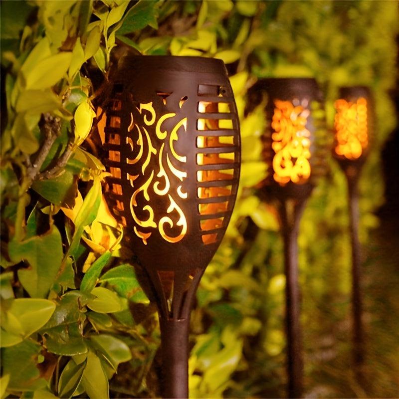 Solar Flame Light Waterproof Garden Decoration Outdoor Lawn Path Lamp
