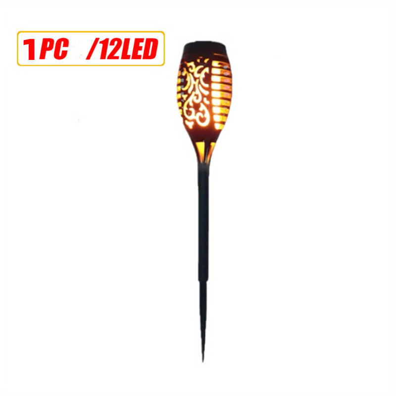 Solar Flame Light Waterproof Garden Decoration Outdoor Lawn Path Lamp