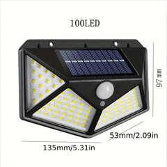 Solar Body Induction Wall Lamp for Outdoor Backyard Garden Fence Patio