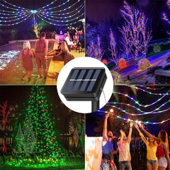 Solar Rope Lights Outdoor IP67 Waterproof 8 Modes Garden String Lights