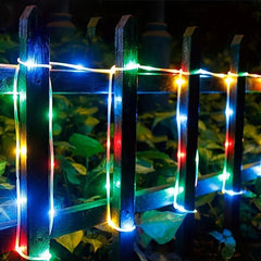 Solar Rope Lights Outdoor IP67 Waterproof 8 Modes Garden String Lights