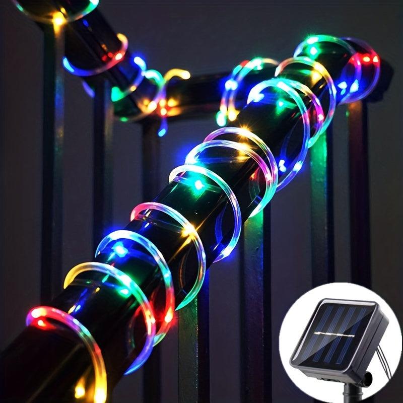 Solar Rope Lights Outdoor IP67 Waterproof 8 Modes Garden String Lights
