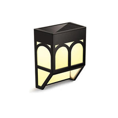 Solar Wall Lamp Vintage Deck Light Outdoor Waterproof Patio Garden Landscape