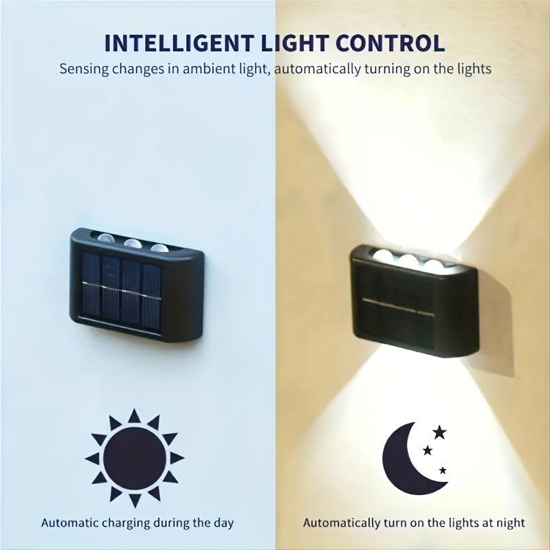 Outdoor Solar Wall Lights - Waterproof for Backyards, Patios, Decks