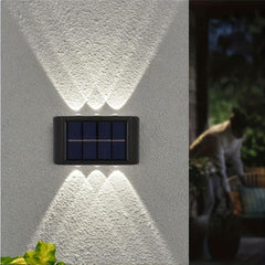 Outdoor Solar Wall Lights - Waterproof for Backyards, Patios, Decks