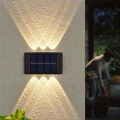 Outdoor Solar Wall Lights - Waterproof for Backyards, Patios, Decks