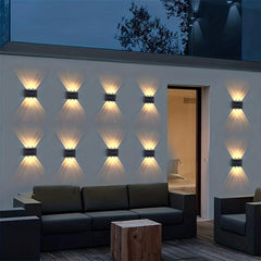 Outdoor Solar Wall Lights - Waterproof for Backyards, Patios, Decks