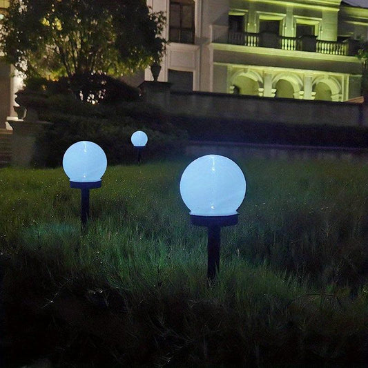 3 Pack Solar Garden Ball Light Outdoor Decorative Landscape Light