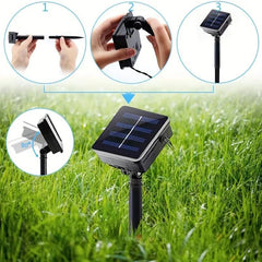 Solar Christmas Lights 300 LED 105ft 8 Modes Outdoor Waterproof String Lights