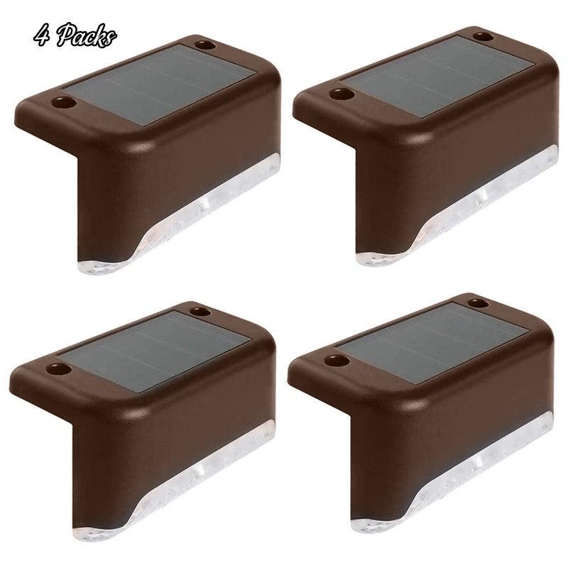 20 Pack Solar Deck Lights Waterproof LED Outdoor Fence Lighting Bronze Finish