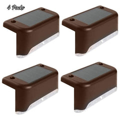 20 Pack Solar Deck Lights Waterproof LED Outdoor Fence Lighting Bronze Finish