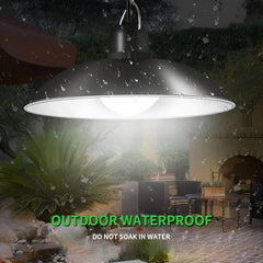 Solar Pendant Light Outdoor Hanging Lights Motion Sensor IP65 Waterproof Lamp