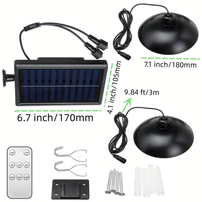 Solar Pendant Light Outdoor Hanging Lights Motion Sensor IP65 Waterproof Lamp