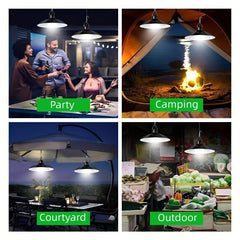 Solar Pendant Light Outdoor Hanging Lights Motion Sensor IP65 Waterproof Lamp