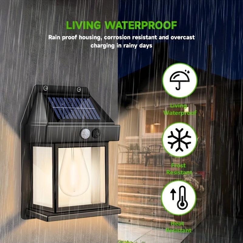 Solar Wall Lamp Motion Sensor Long Lighting IP65 Waterproof
