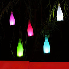 Solar Plastic Wine Bottle Light LED Outdoor Decoration