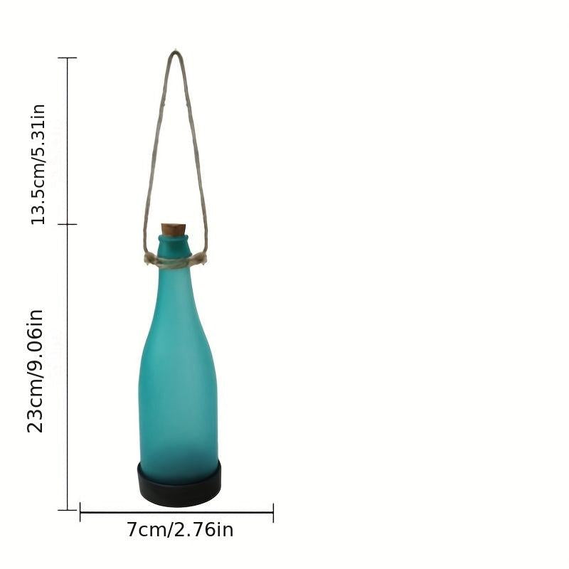 Solar Plastic Wine Bottle Light LED Outdoor Decoration