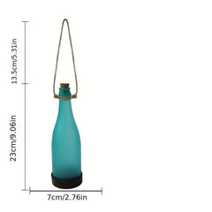 Solar Plastic Wine Bottle Light LED Outdoor Decoration