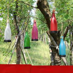 Solar Plastic Wine Bottle Light LED Outdoor Decoration