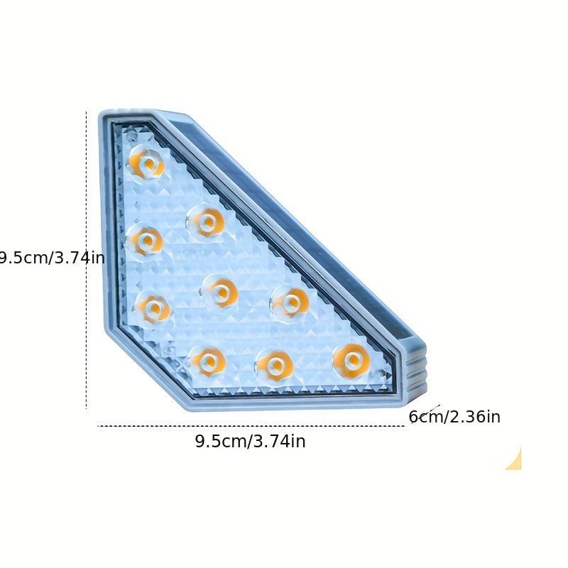Solar Stair Lights RGB Outdoor IP67LED Garden Brightness 1200