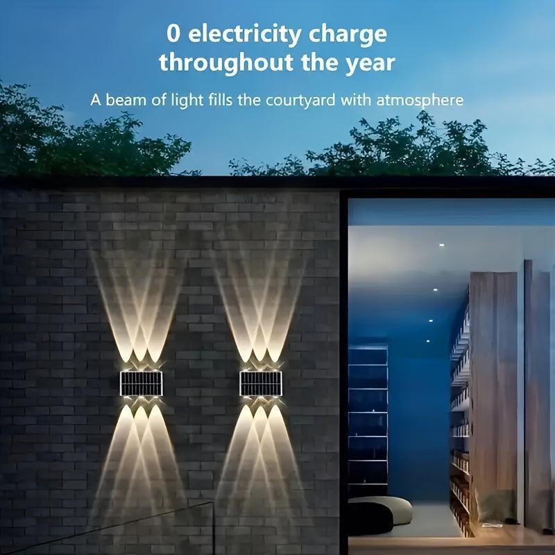 Solar Outdoor Wall Lamp Modern Villa Decoration
