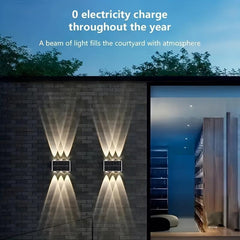 Solar Outdoor Wall Lamp Modern Villa Decoration
