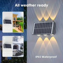 Solar Outdoor Wall Lamp Modern Villa Decoration
