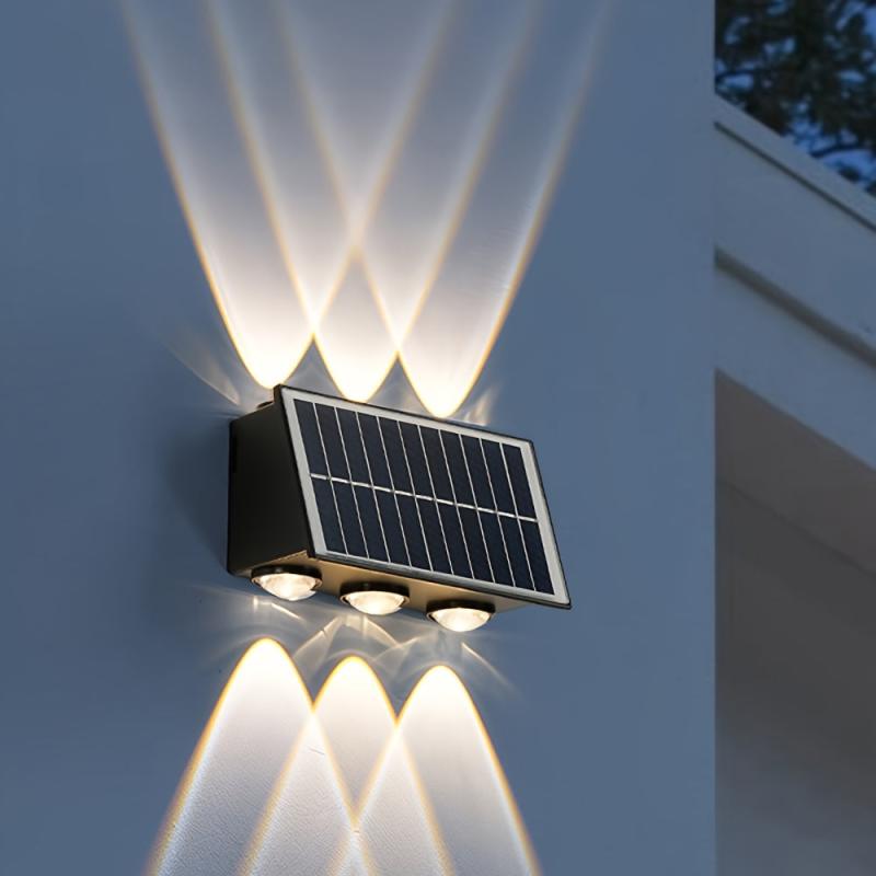 Solar Outdoor Wall Lamp Modern Villa Decoration