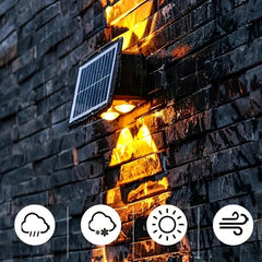 Solar Outdoor Wall Lamp Modern Villa Decoration