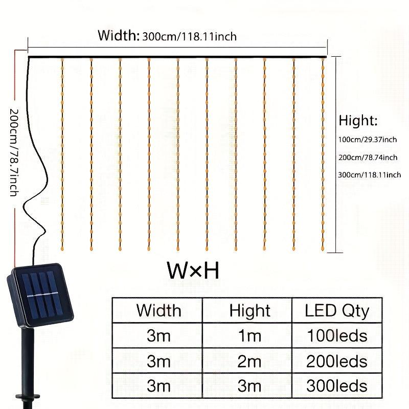 Waterproof Solar Patio Lights Remote Controlled Fairy Lights for Outdoor Decor
