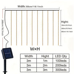 Waterproof Solar Patio Lights Remote Controlled Fairy Lights for Outdoor Decor