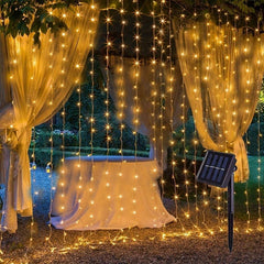 Waterproof Solar Patio Lights Remote Controlled Fairy Lights for Outdoor Decor