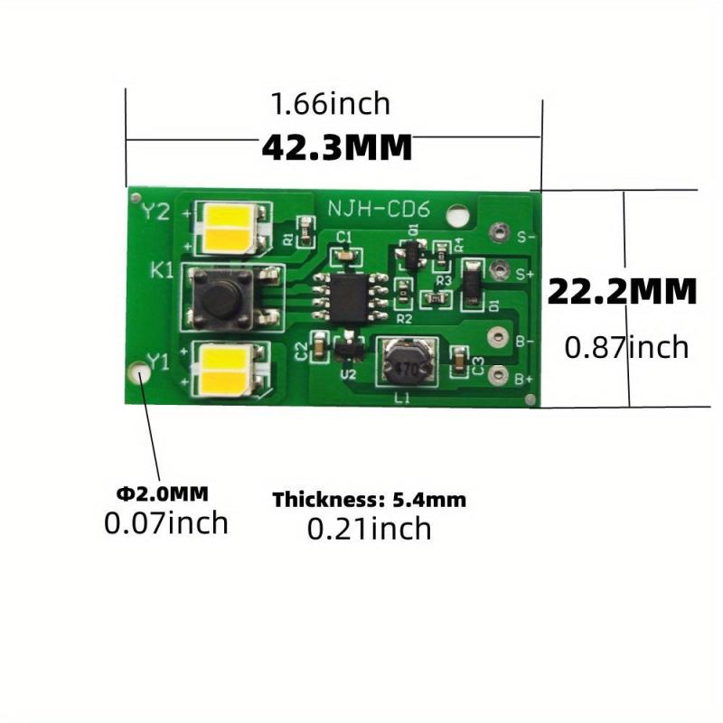 1pc DIY 12V Solar Lamp Circuit Board Set