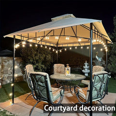 26ft G40 Outdoor Light String 25 Bulbs Waterproof Decorative Lights