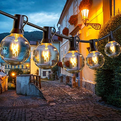 26ft G40 Outdoor Light String 25 Bulbs Waterproof Decorative Lights