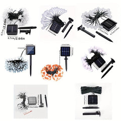 Solar Fairy String Lights Outdoor Garden Light Christmas Decoration