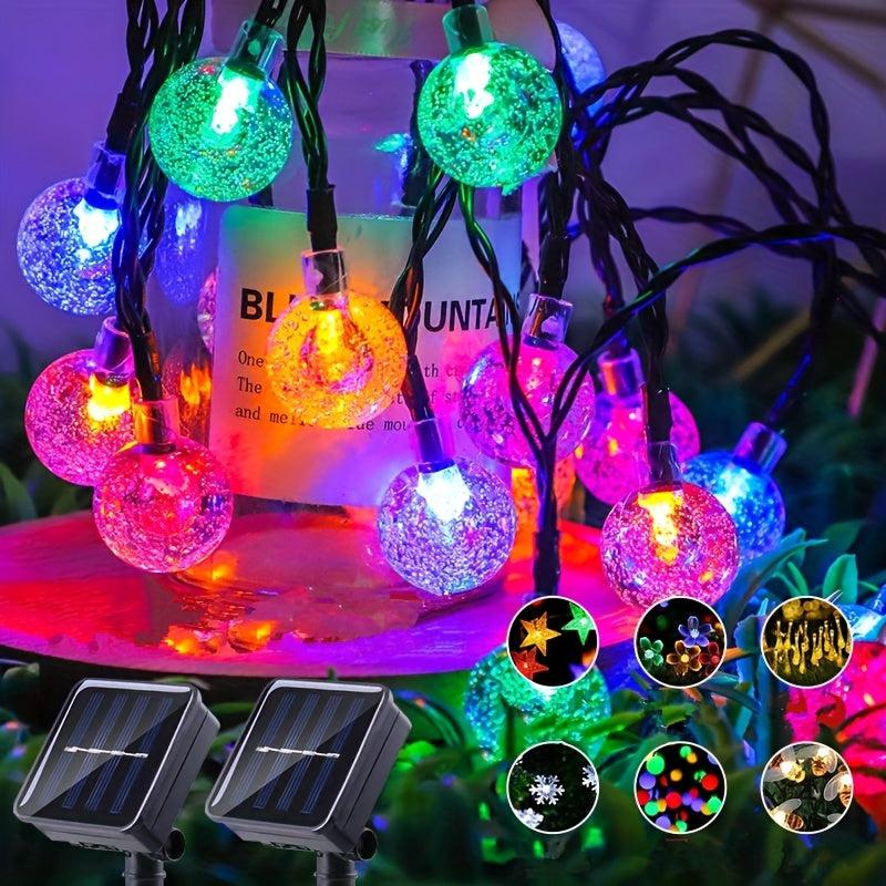 Solar Fairy String Lights Outdoor Garden Light Christmas Decoration
