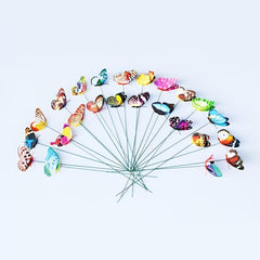 Luminous Butterfly Stakes for Outdoor Decor