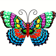 4pcs 3D Metal Butterfly Wall Decor 7.5'' Home Garden Bedroom Wedding Party Decor