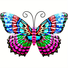 4pcs 3D Metal Butterfly Wall Decor 7.5'' Home Garden Bedroom Wedding Party Decor