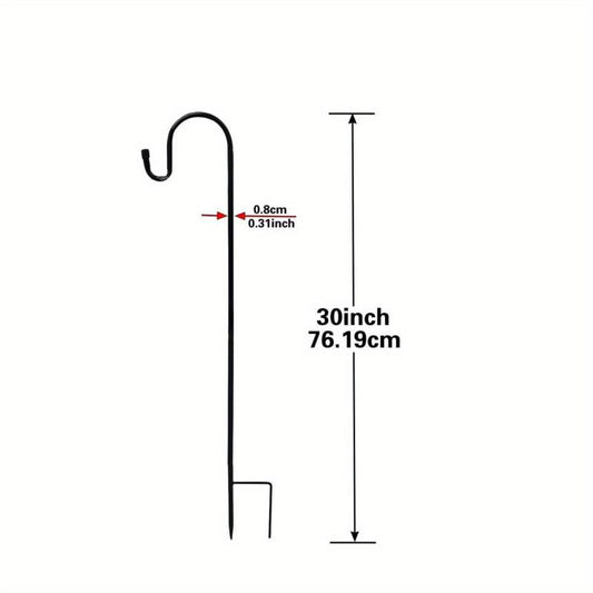 Adjustable Shepherd Hook Garden Bird Feeder Bracket 157 cm