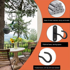 Ceiling Hooks for Hanging Plants - Wall Mount Plant Hanger Hook