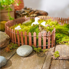 Mini Fence Garden Bonsai Decoration 35 4''x2''