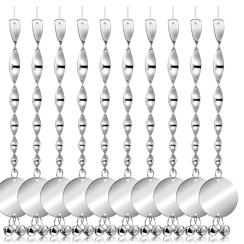 Reflective Bird Repellent Discs 8/10/12pcs with Bells