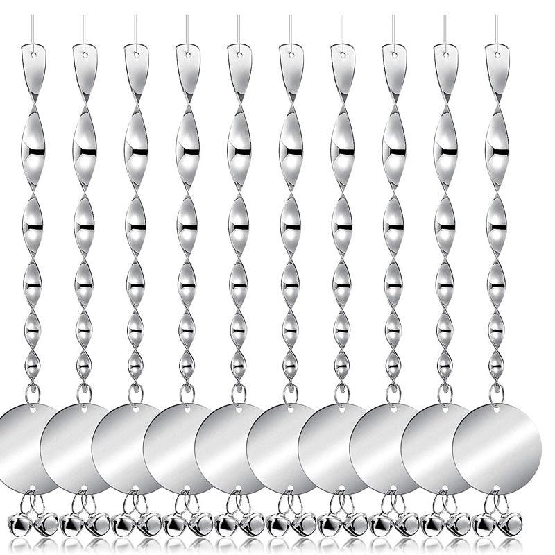 Reflective Bird Repellent Discs 8/10/12pcs with Bells